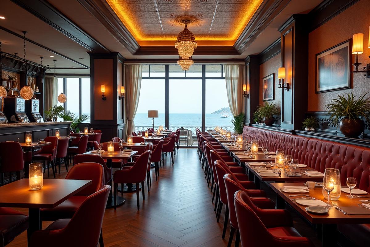 Refined interior Donostia Casino Cafe